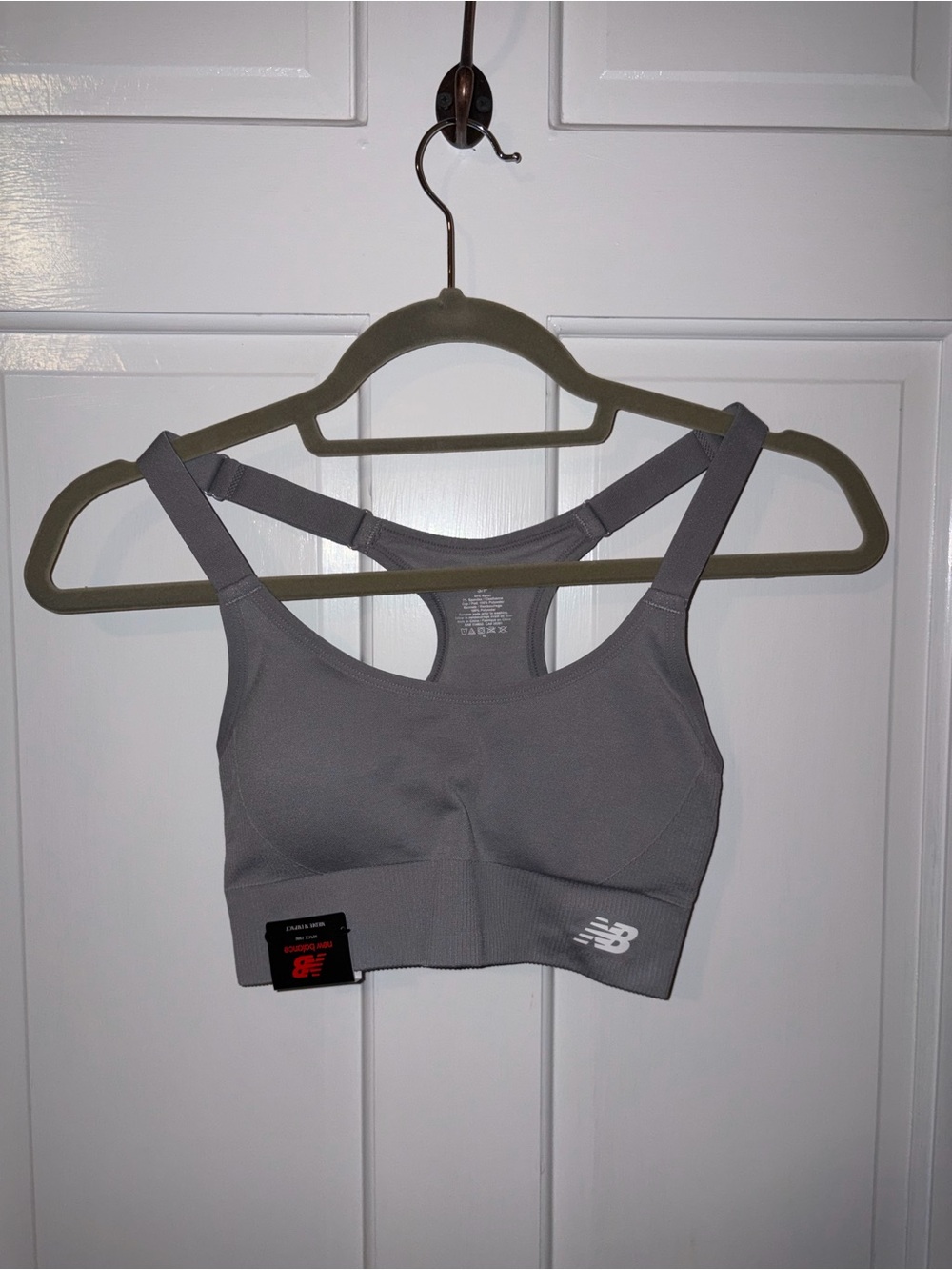 New Balance Gray Sports Bra